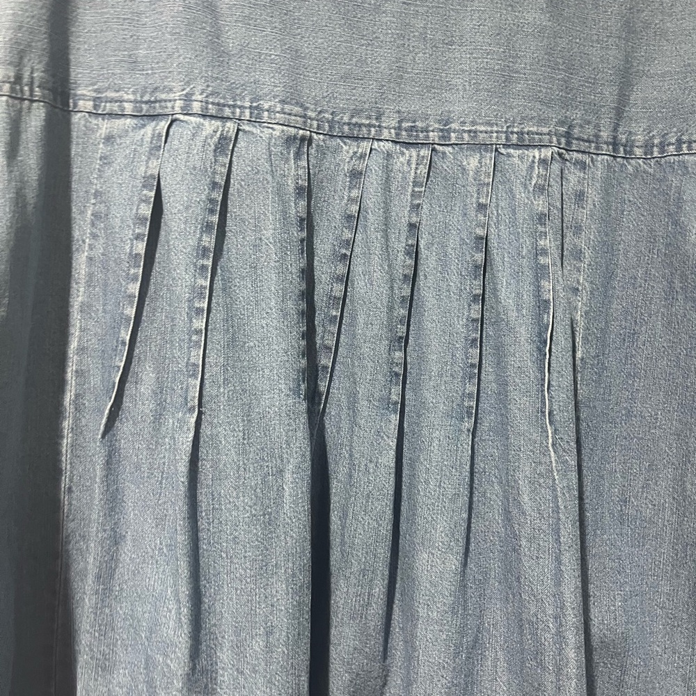 Free People Light Blue Denim Shirt - Picture 7 of 8